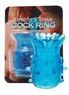 Насадка на пенис в виде распускающегося цветка SILICON TICKLER COCK RING