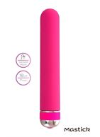 Розовый нереалистичный вибратор Mastick (18 см)