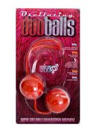 Красные мягкие вагинальные шарики Oscilating DuoBalls