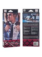 Атласные наручники Scandal Universal Cuffs с цепью