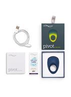 Синее эрекционное виброкольцо We-vibe Pivot