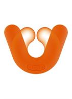 Оранжевый многофункциональный вибратор DONUT ORANGE