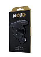 Чёрное эрекционное кольцо MOJO - MAGNETO с магнитами