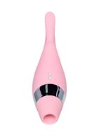 Розовый многофункциональный стимулятор Dahlia (14 см)