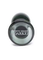 Стеклянная анальная пробочка DARKER SOMETHING DARKER GLASS BUTT PLUG - 10,7 см.