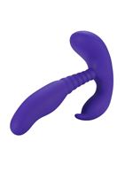 Фиолетовый стимулятор простаты Anal Pleasure Dual Vibrating Prostate Stimulator - 13,5 см.