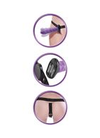 Страпон с вибрацией Twist and Shout Vibrating Strap-On (18 см)