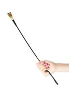 Чёрный с золотом стек Riding Crop (67 см)