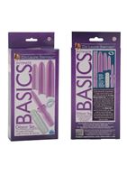 Фиолетовый вибратор Dilator Set Purple Dilator with 4 Sizes  Sleeve с насадками