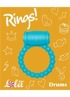 Голубое эрекционное кольцо Rings Drums