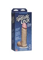 Телесный фаллоимитатор The Realistic Cock 8” with Removable Vac-U-Lock Suction Cup (22,3 см)