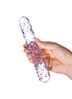 Двухцветный стеклянный стик Purple Rose Nubby (17,5 см)