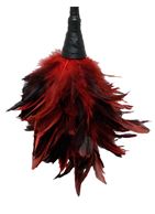 Кисточка с красно-чёрными пёрышками Frisky Feather Duster (36 см)