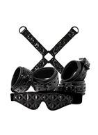 Чёрный набор для бондажа Bondage Kit