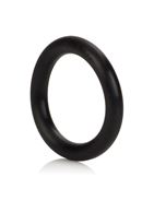 Чёрное эрекционное кольцо Black Rubber Ring