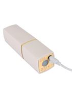 Бесконтактный стимулятор клитора в форме помады Womanizer W-260 2GO в белом корпусе