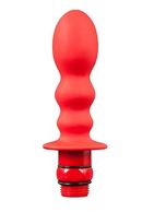 Красная фигурная насадка для душа HYDROBLAST 4INCH BUTTPLUG SHAPE DOUCHE - 10,2 см.