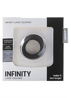 Чёрное эрекционное кольцо Infinity Large Cockring