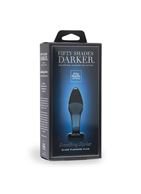 Стеклянная анальная пробочка DARKER SOMETHING DARKER GLASS BUTT PLUG - 10,7 см.