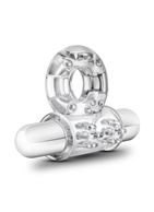 Прозрачное эрекционное виброкольцо 10 Function Vibrating Mega Bull Ring