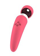 Розовый вакуумный клиторальный вибромассажер Personal vibrator HIKY