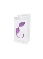 Фиолетовые вагинальные шарики TRIGGER SILICONE PURPLY