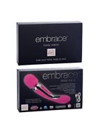 Розовый вибромассажер EMBRACE BODY WAND 