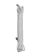 Белая веревка для бандажа Kinbaku Rope - 5 м.