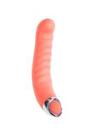 Оранжевый G-вибратор из силикона PURRFECT SILICONE - G-SPOT VIBRATOR (16,5 см)