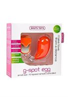 Оранжевое виброяйцо G-spot Egg Small