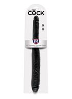 Чёрный двусторонний дилдо 16" Tapered Double Dildo (40,6 см)