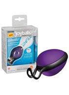 Фиолетовый вагинальный шарик со смещенным центром тяжести Joyballs secret