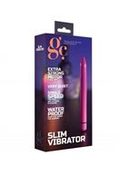 Фиолетовый тонкий вибратор GC Slim Vibe (16,5 см)
