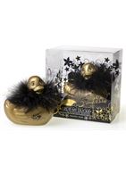 Золотистый вибромассажер уточка I Rub My Duckie Paris Gold Travel Size