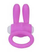 Розовое виброколечко для пениса Power Rabbit Clit Cockring