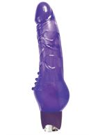 Фиолетовый вибратор Jelly Rancher 8 Vibrating Massager - 23,4 см.