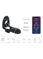 Черное технологичное эрекционное кольцо MysteryVibe Tenuto