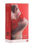 Красный кляп Brace Ball Red