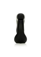 Чёрный силиконовый массажер простаты P-Rock Prostate Massager (10 см)