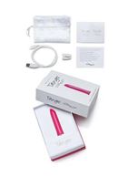 Розовый мини-вибратор Tango Pink USB Rechargeable