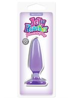 Малая фиолетовая анальная пробка Jelly Rancher Pleasure Plug Small - 10,2 см.