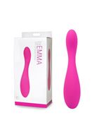 Розовый вибратор UltraZone Emma 6X Silicone Vibrator - 20 см.