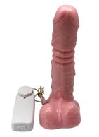 Телесный фрикционный вибратор DILDO REALISTIC (18 см)