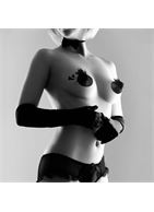 Наклейки на грудь Burlesque Pasties Feather Bijoux