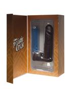 Реалистичный чернокожий фаллос The Realistic Cock 6” with Removable Vac-U-Lock Suction Cup - 19,8 см.