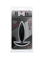 Чёрная мини-пробка для анальной стимуляции BOOTYFUL ANAL PLUG XTRA SMALL (9 см)