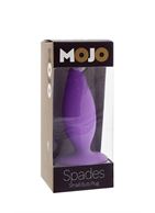 Фиолетовая анальная пробка MOJO SPADES SMALL BUTT PLUG (10 см)