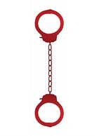 Красные оковы на ноги Pleasure Legcuffs