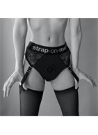 Черные трусики для насадок Diva Lingerie Harness - размер M