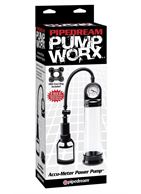 Черная мужская вакуумная помпа Accu-Meter Power Pump